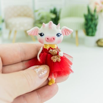 Дракончик Румяна — символ 2024 года