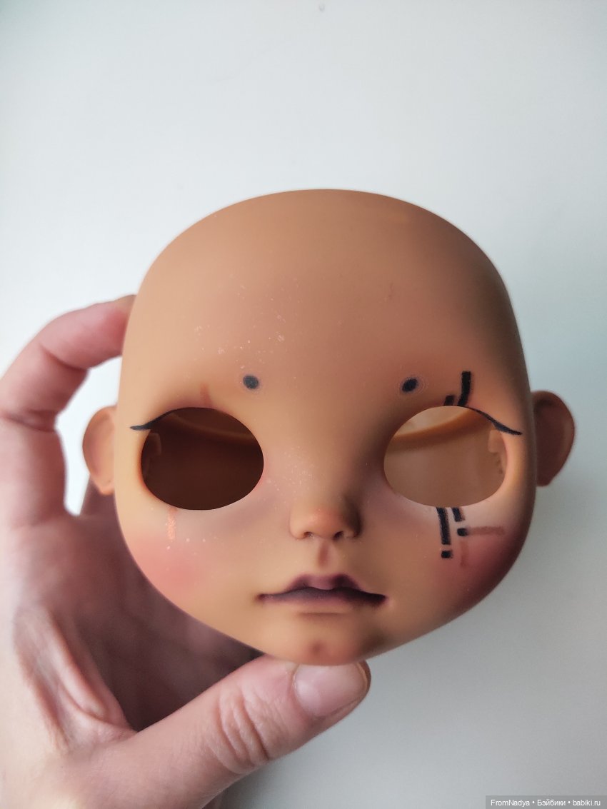 Новый карвинг и роспись личика Лу Новый карвинг и роспись личика Лу