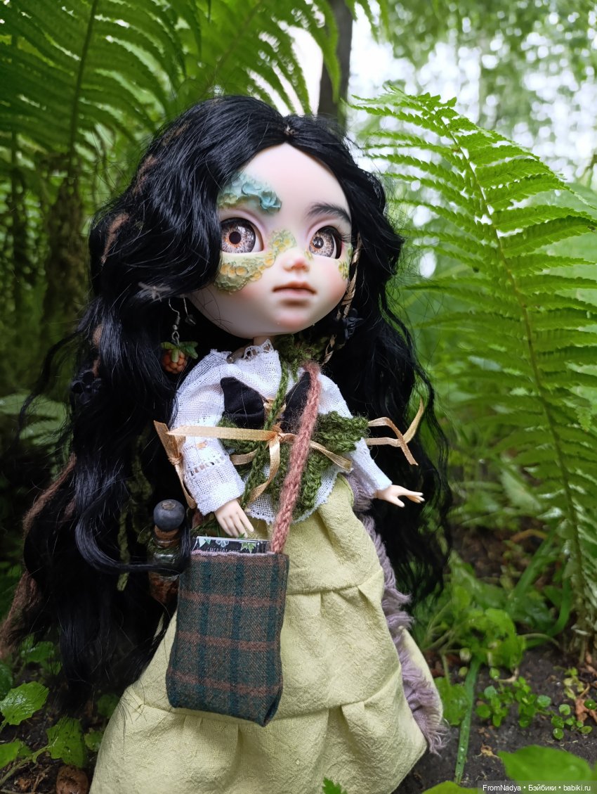 История создания "лишайной" куклы в фотографиях (фото 9)