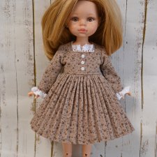 Платье на куклу  Паола Рейна