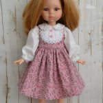 Платье на куклу  Паола Рейна