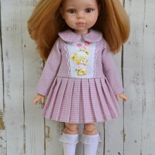 Платье на куклу  Паола Рейна