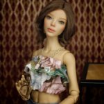 Голова куклы БЖД Алисы Glacedolls