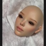 Голова куклы БЖД Алисы Glacedolls