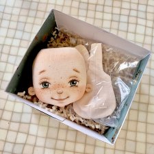 Роспись текстильной куклы. Часть 1