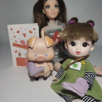 Чуня - блогер, Ксюша и тётя Валя. Распаковка приза за "Пушкинский фестиваль"