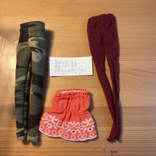 Одежда для кукол 1/6 топ, колготки и штаны