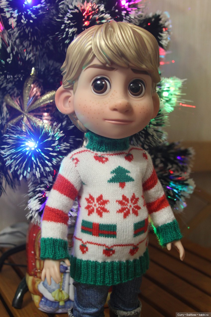 Вяжем свитер из носка — Одежда и обувь для кукол своими руками: фото
