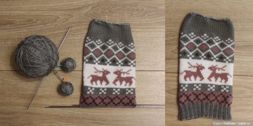 Вяжем свитер из носка — Одежда и обувь для кукол своими руками: фото (фото 5)