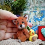 Мини лисик с цыпой