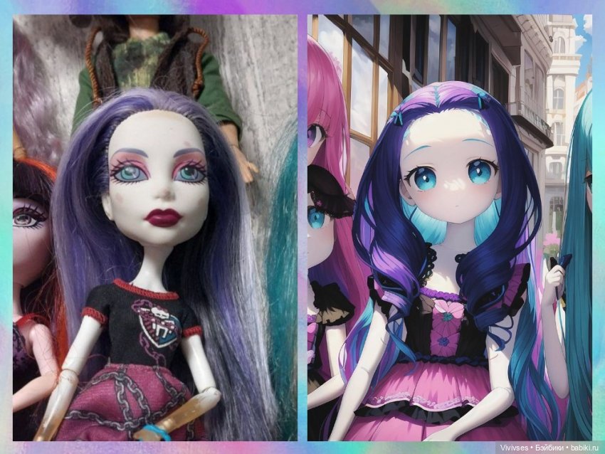 Как нейросеть видит кукол