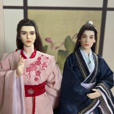 Шарнирная кукла Вэнь Кэсин и Чжоу Цзышу ( Далекие странники ) Цена за обоих