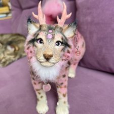 Каркасные игрушки рысе-дракон ( LanikToys )