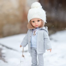 Выкройка ветровки-парки  для куклы Paola Reina