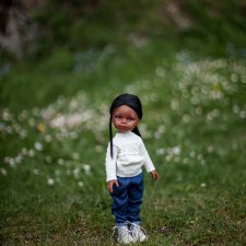 Выкройка джинс для куклы Paola Reina