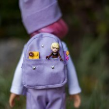Выкройка рюкзака для куклы Паола Рейна