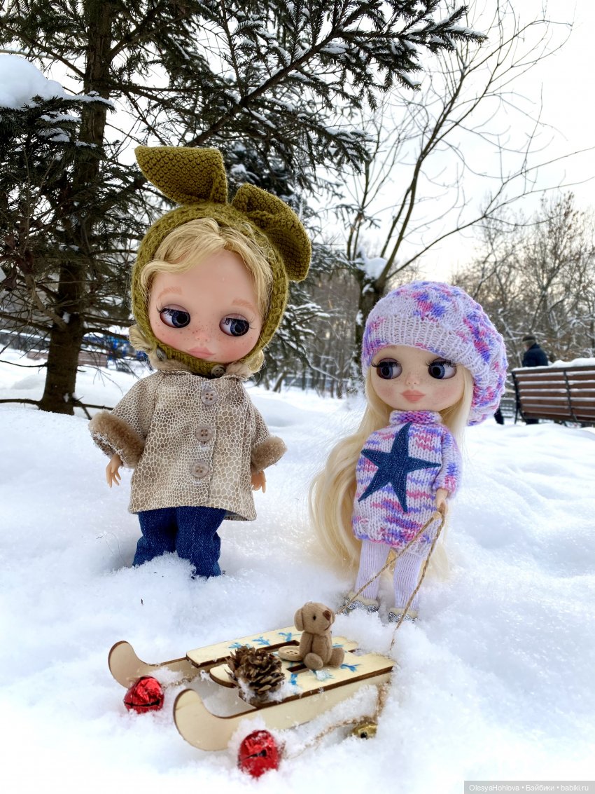 Наши зимние прогулки 😊 — Авторские шарнирные куклы своими руками: лепка (фото 2)