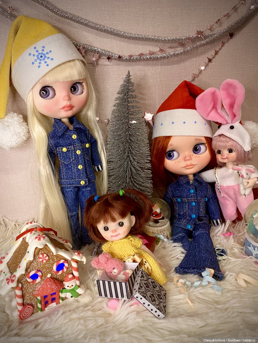С Новым годом 🎊 друзья — Авторские шарнирные куклы своими руками: лепка