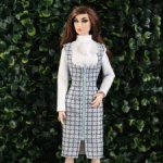 Сарафан и водолазка для Poppy Parker