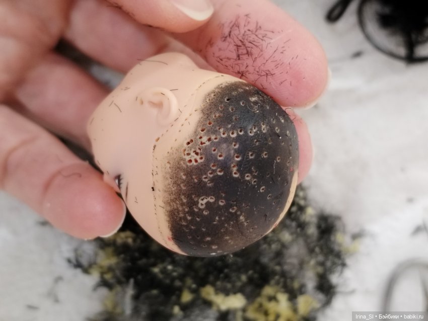 Попытки спасения барби — Реставрация и преображение кукол: ремонт (фото 4)