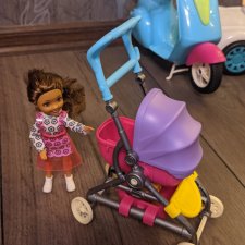 Коляска для Барби. Полезности пост.