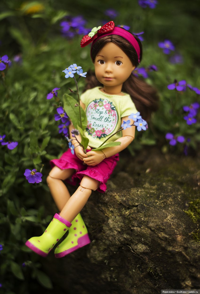 София Sofia Kruselings в весеннем саду (фото 8)