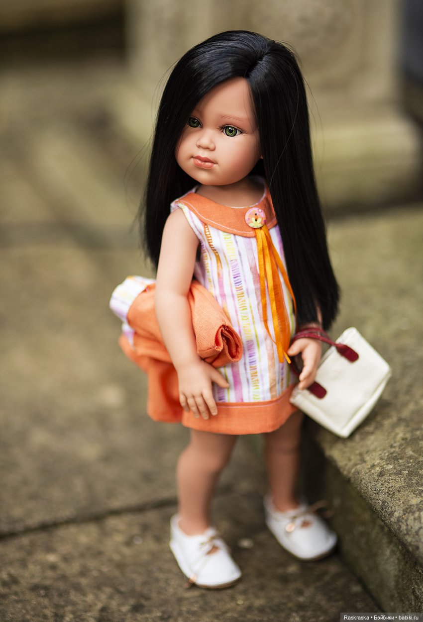 Наряд для куклы Llorens - уж что было, из того и сшила