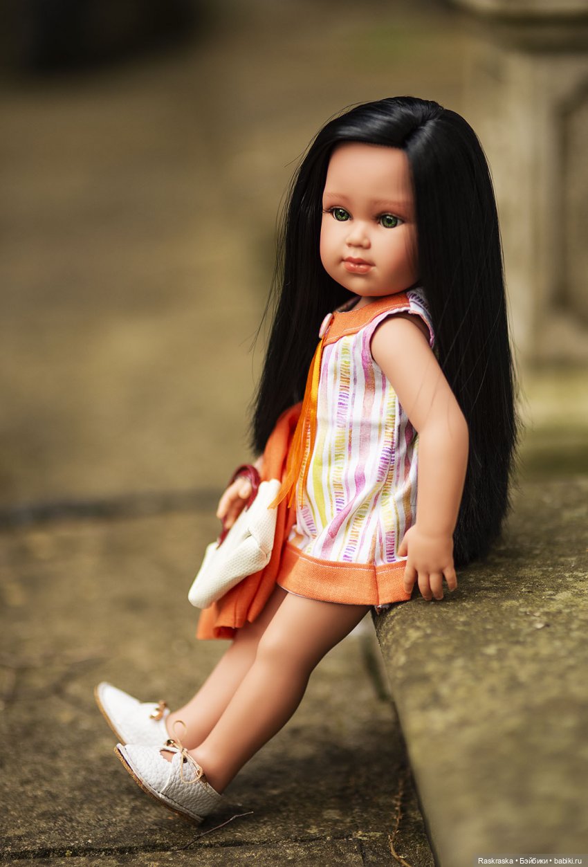 Наряд для куклы Llorens - уж что было, из того и сшила (фото 7)