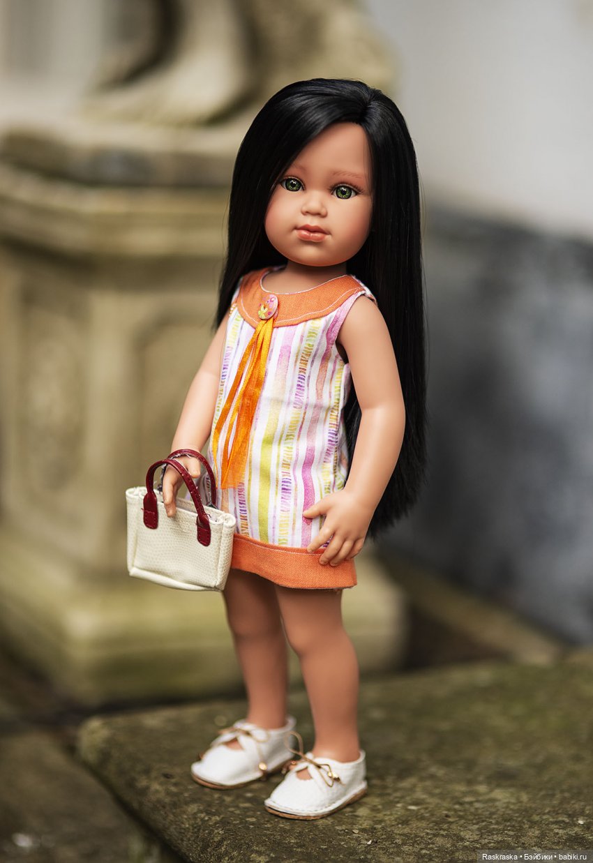 Наряд для куклы Llorens - уж что было, из того и сшила