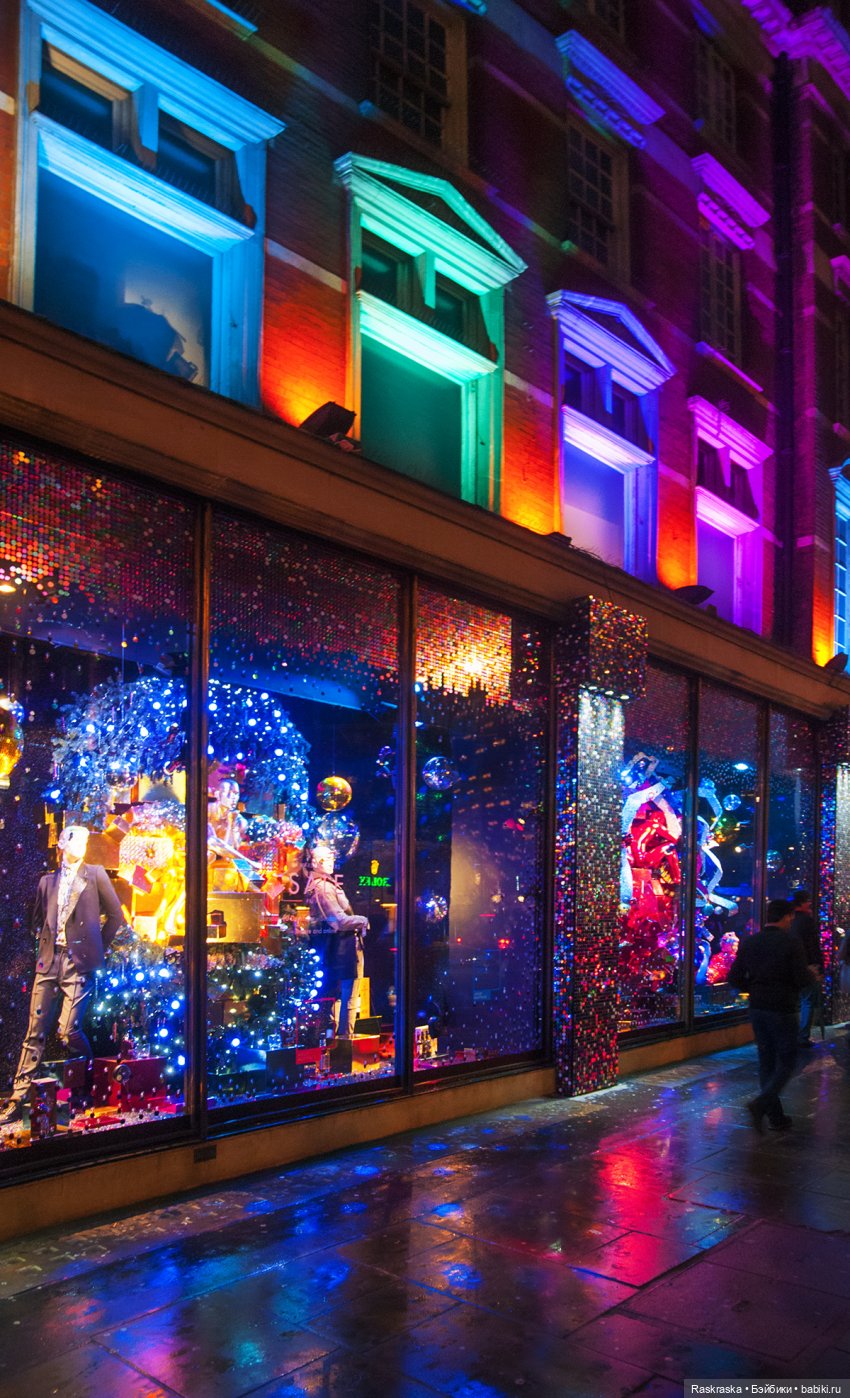 Лондон перед Рождеством - взгляд как будто бы туриста. Архивное