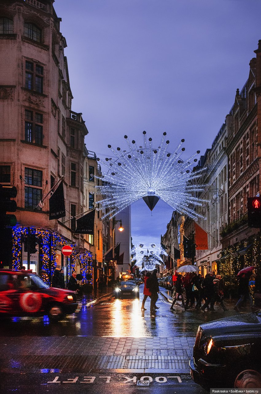 Лондон перед Рождеством - взгляд как будто бы туриста. Архивное