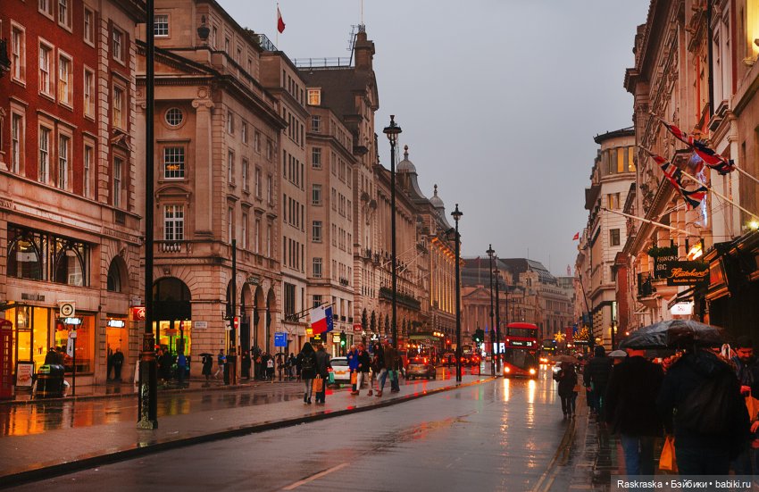 Лондон перед Рождеством - взгляд как будто бы туриста. Архивное