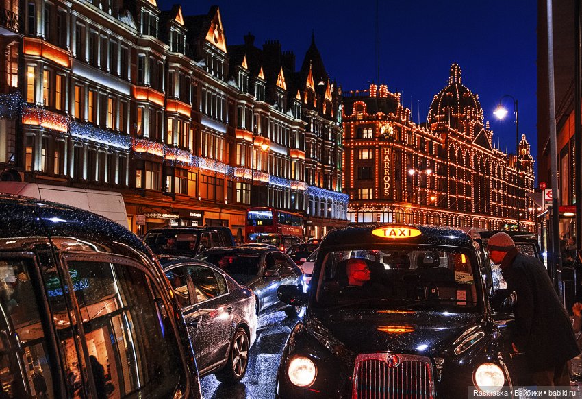 Лондон перед Рождеством - взгляд как будто бы туриста. Архивное