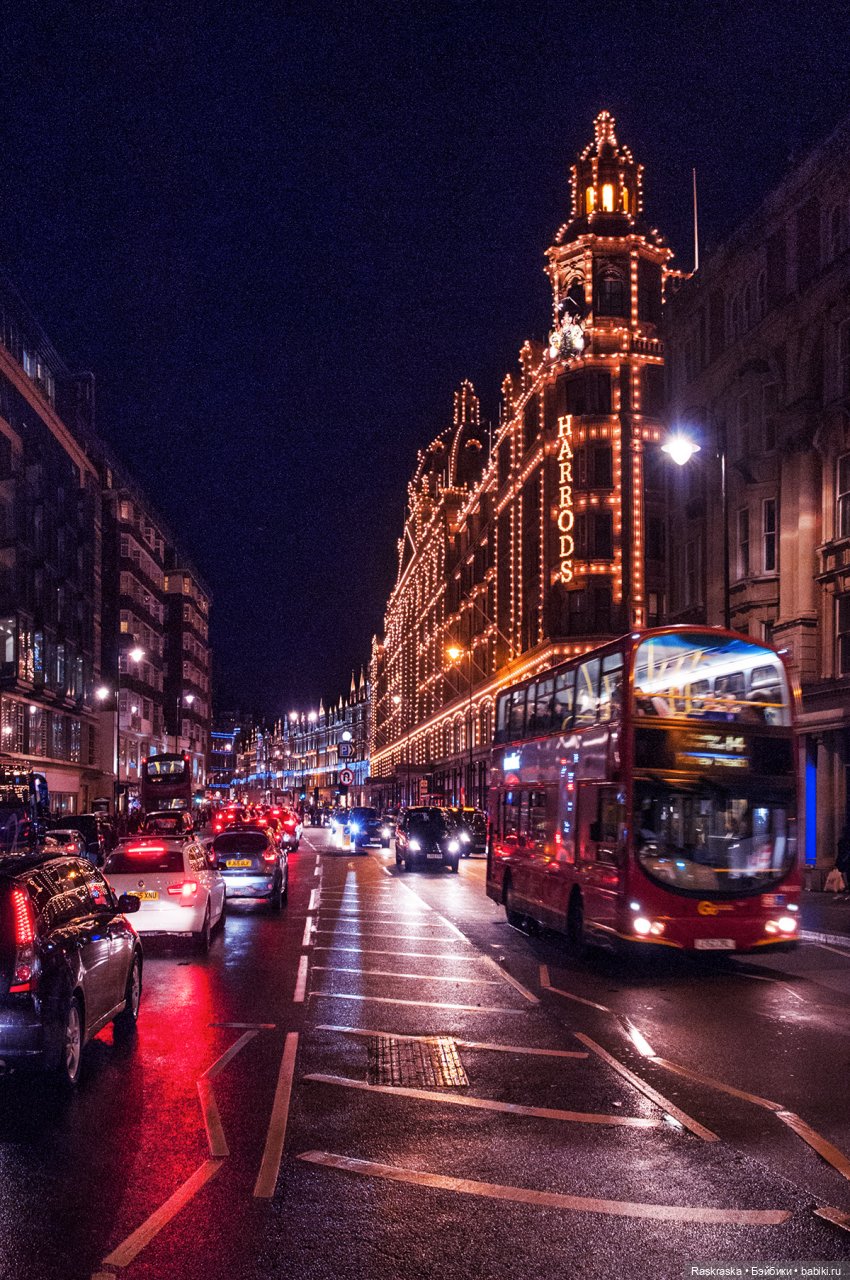 Лондон перед Рождеством - взгляд как будто бы туриста. Архивное