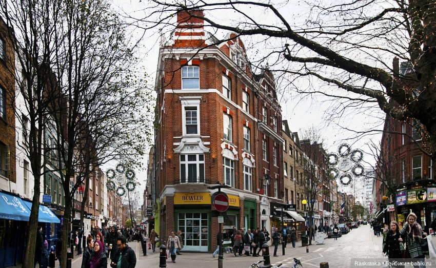 Лондон перед Рождеством - взгляд как будто бы туриста. Архивное