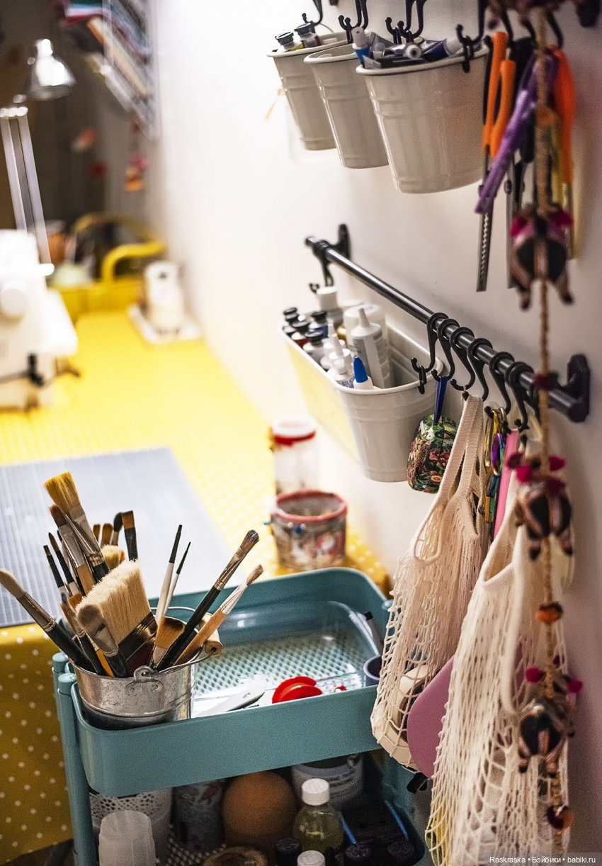 Подземелье счастья | Бэйбики Подземелье счастья — Хранение кукол и материалов: организация рабочего места