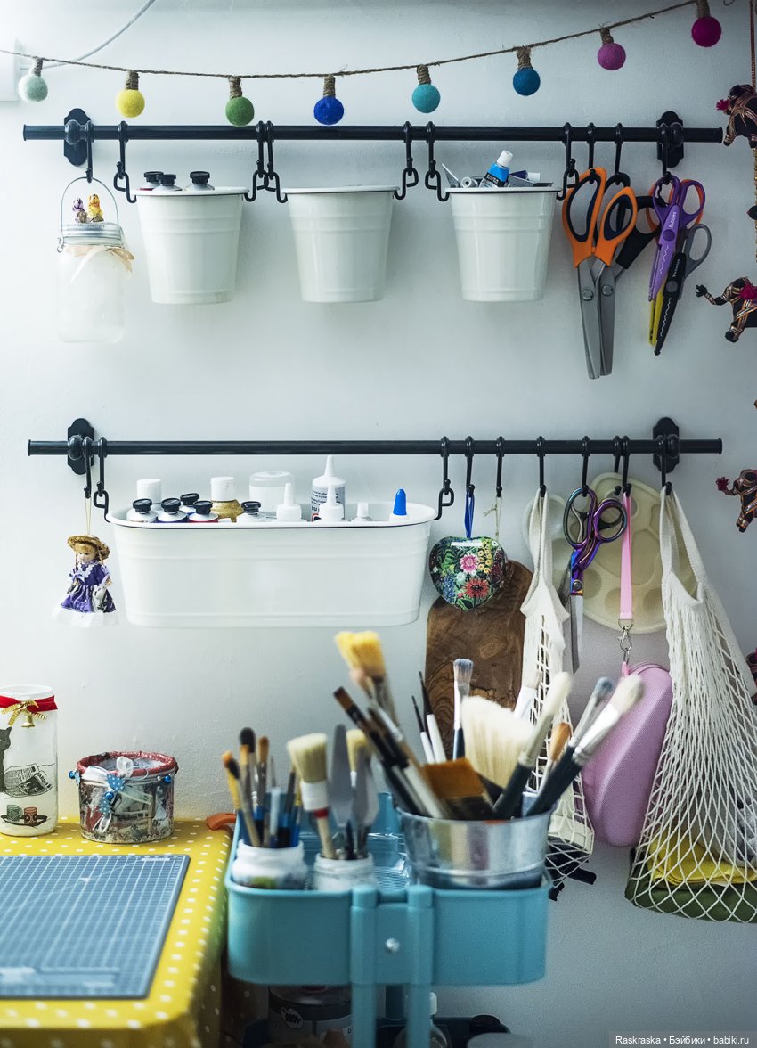 Подземелье счастья | Бэйбики Подземелье счастья — Хранение кукол и материалов: организация рабочего места