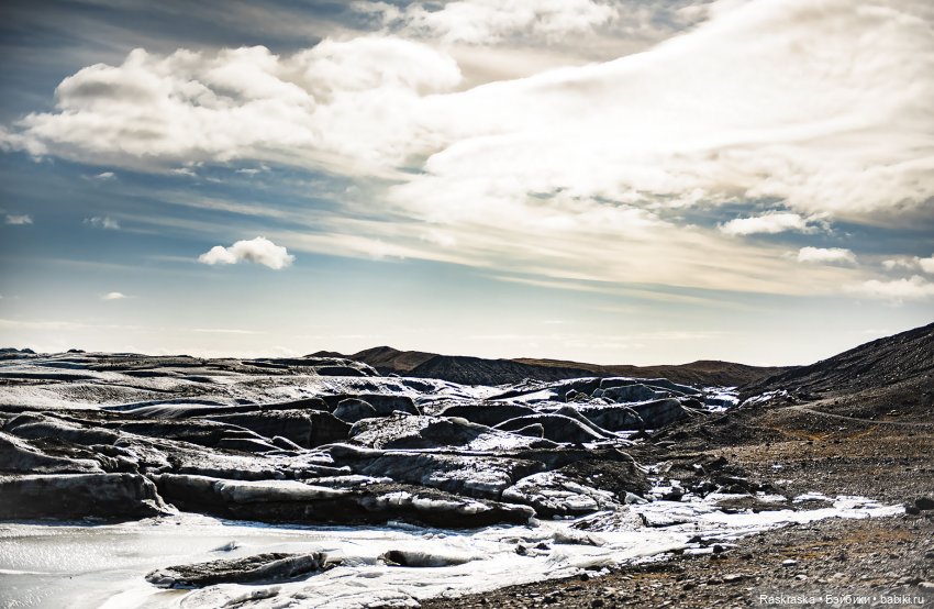 Ледышки бывают разные - прозрачные, огромные и.. грязные:) невероятная Исландия - часть вторая ( про кукол тоже есть:) (фото