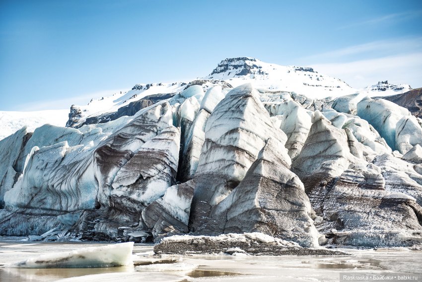 Ледышки бывают разные - прозрачные, огромные и.. грязные:) невероятная Исландия - часть вторая ( про кукол тоже есть:) (фото