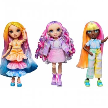 Новинки для любителей Радужек: Rainbow High Watercolor and Create Tie Dye dolls 2024