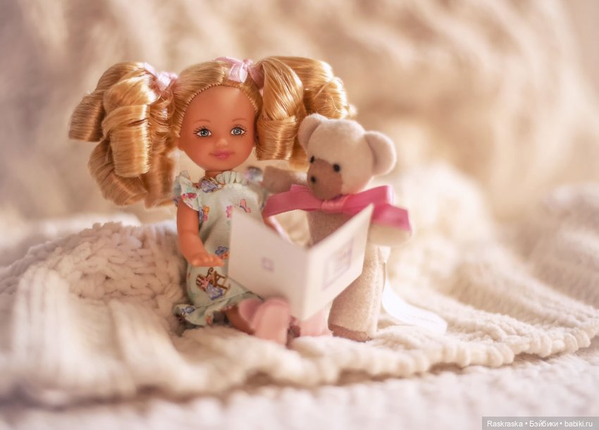 Сказки на ночь - Барби и одна из самых красивых Келли в одном наборе