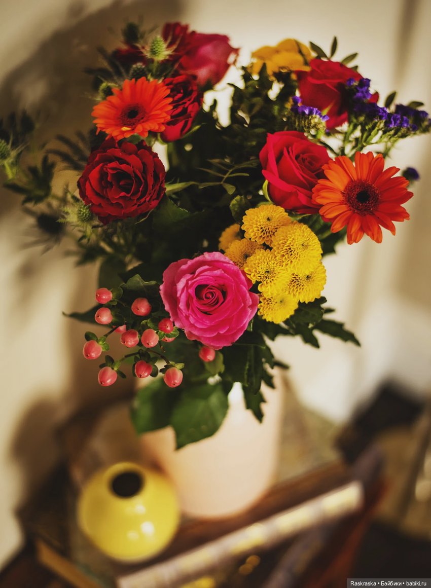 Попробовала засушить букет - делюсь результатом (некукольное!)