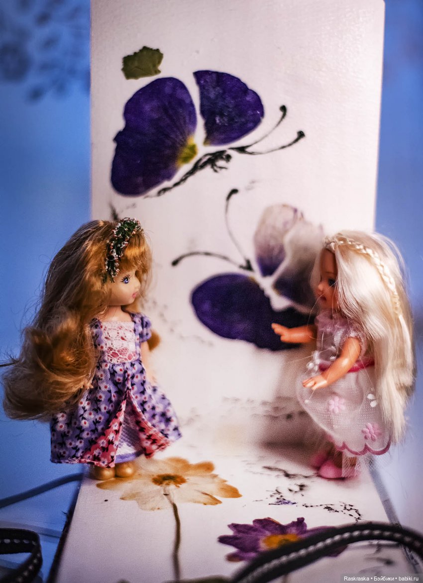 Колокольчиковые феи встретили подругу, и еще раз о засушивании цветов