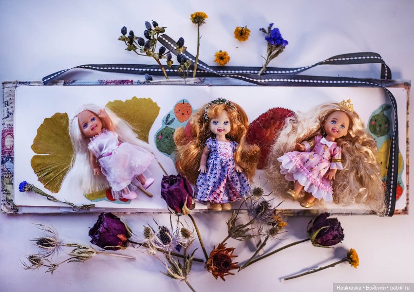 Колокольчиковые феи встретили подругу, и еще раз о засушивании цветов