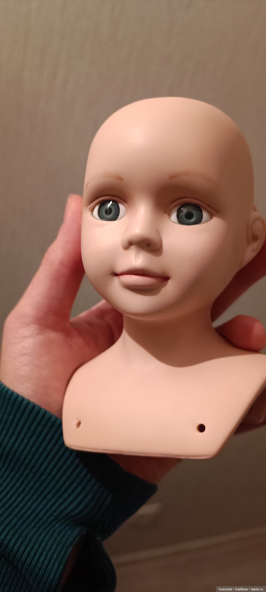 Преображение старой фарфоровой куклы (фото 3)