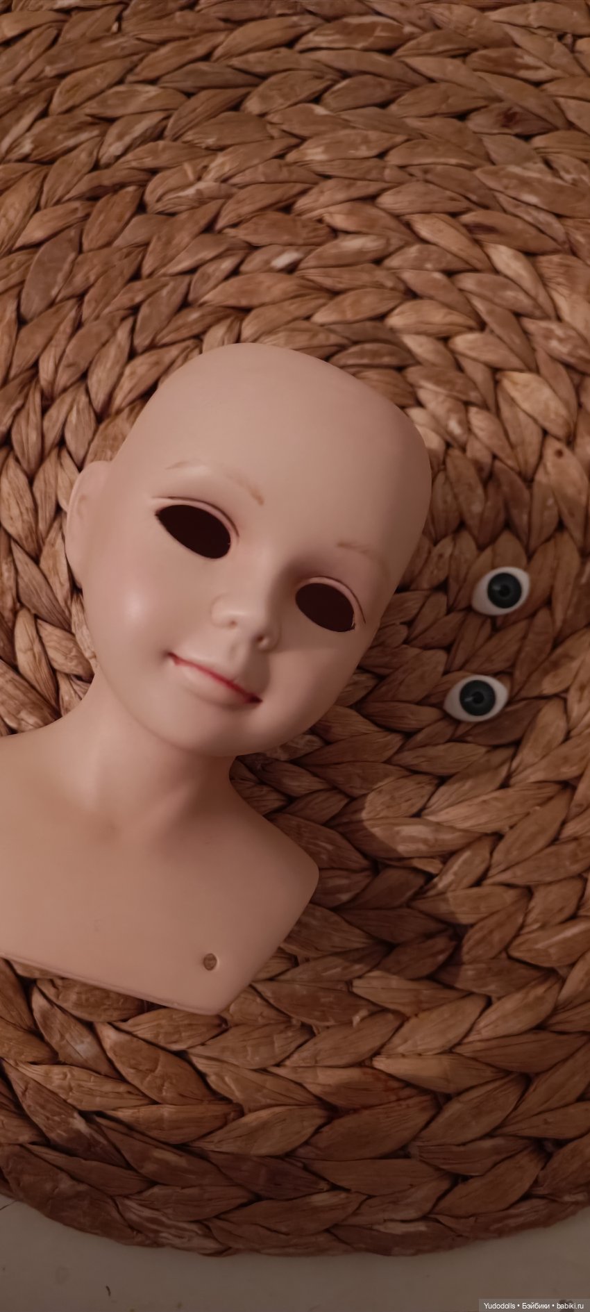 Преображение старой фарфоровой куклы (фото 4)