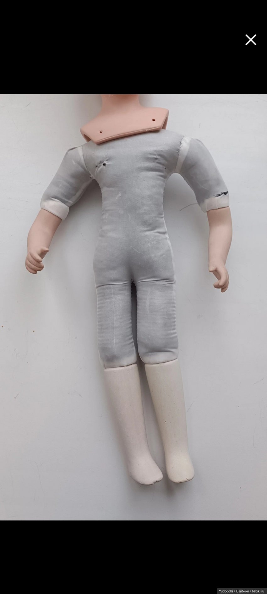 Преображение старой фарфоровой куклы (фото 2)