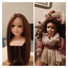 Преображение старой фарфоровой куклы