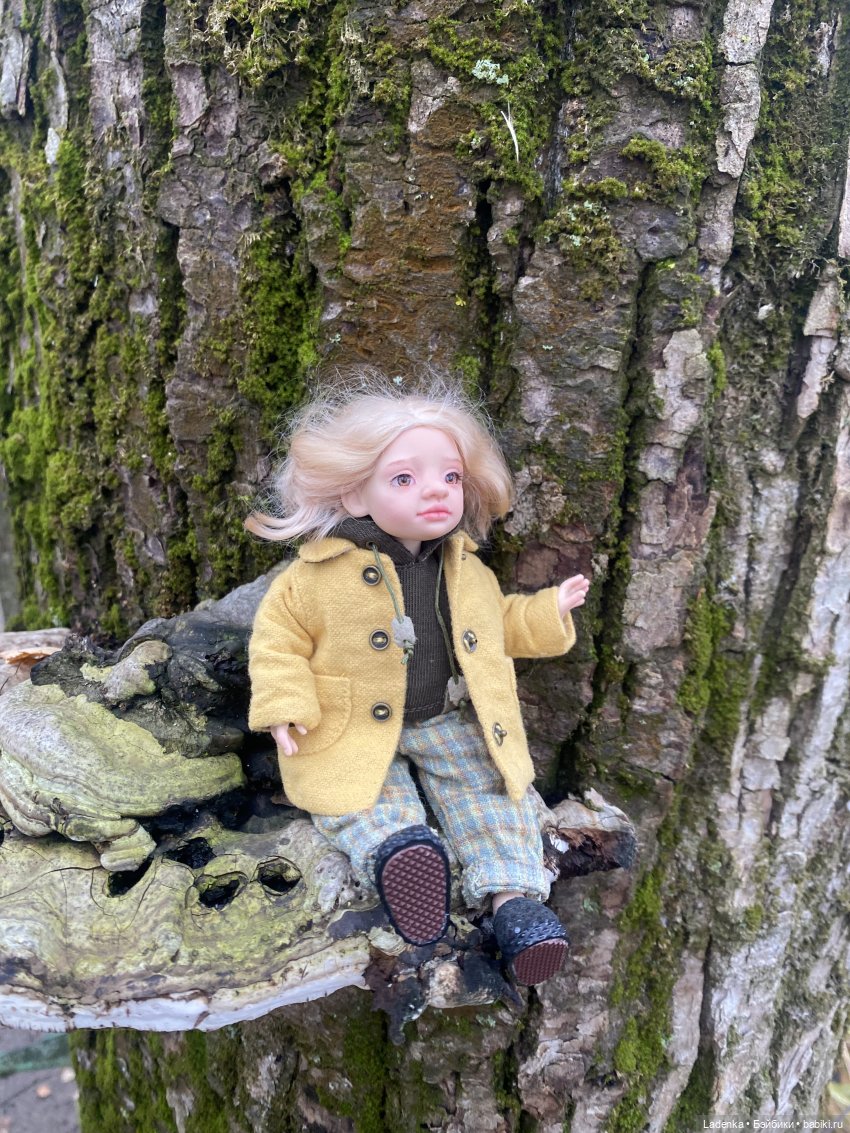 Осенняя прогулка Евы( Авторские куклы Светланы Соколовой) (фото 7)
