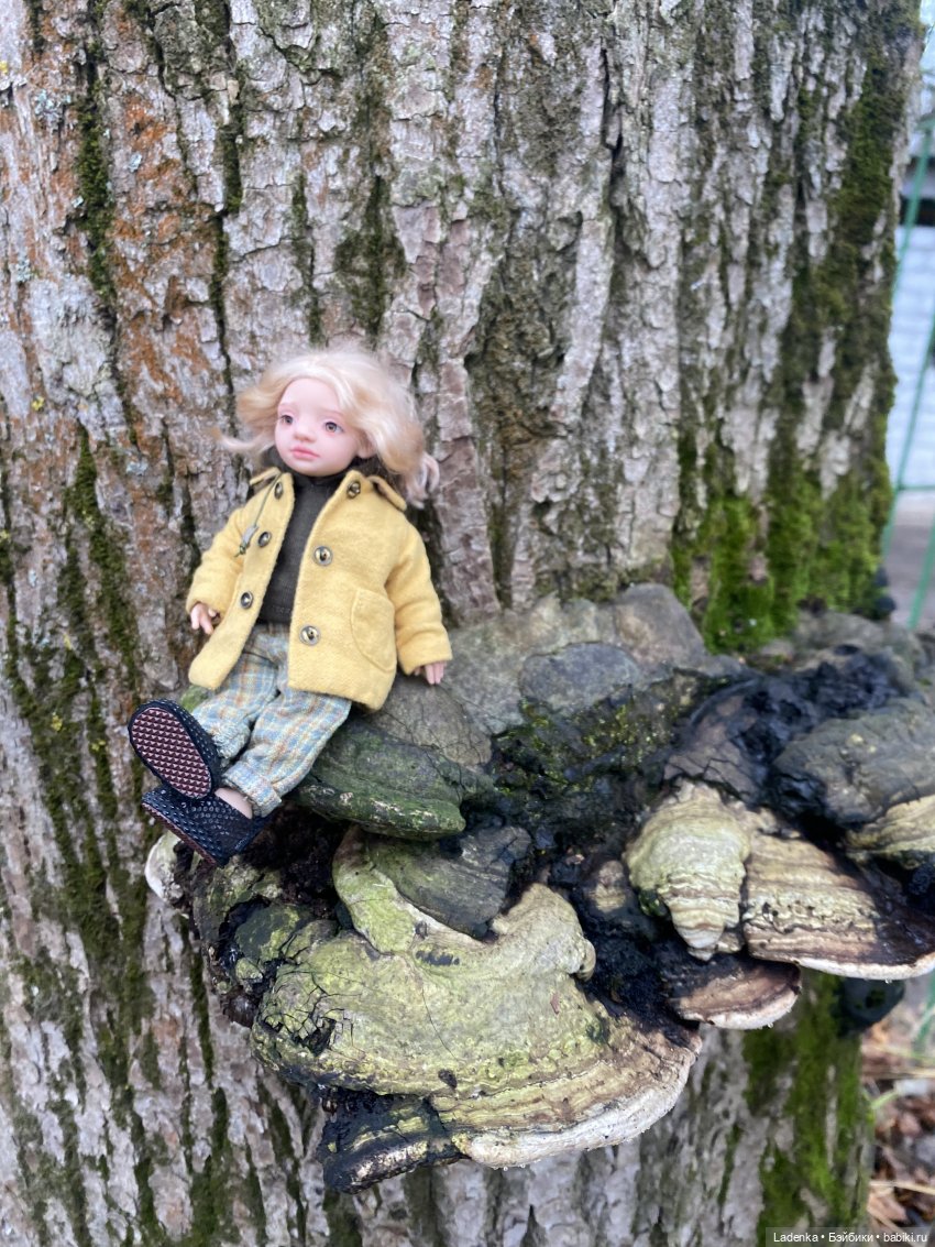 Осенняя прогулка Евы( Авторские куклы Светланы Соколовой) (фото 8)